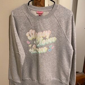 womens stoney clover sweatshirt medium